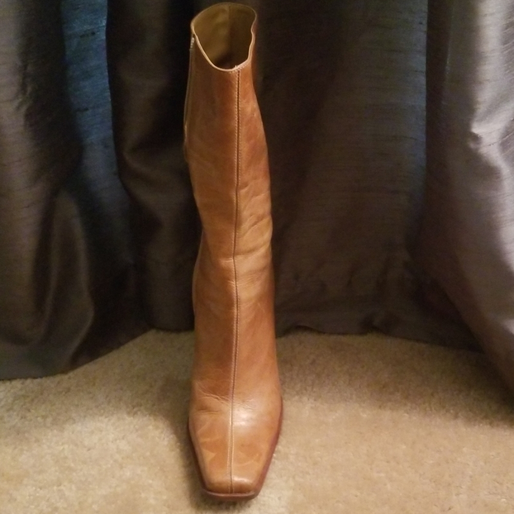 Steve Madden Below Knee Cognac Boots